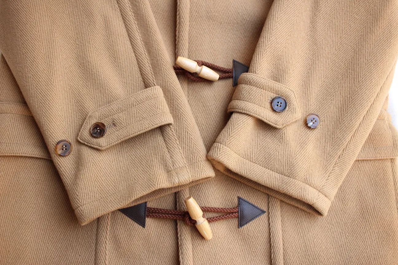 WORKERS / Duffle Coat (Beige Herringbone)